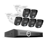 5MP 8 Channel PoE Security System, 6MP NVR, S+265., Human & Vehicle Detection, Smart Playback, Smart Notification with Image Attached